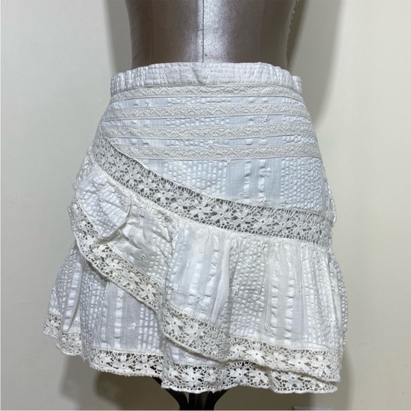 LoveShackFancy White mini skirt - Picture 2 of 7
